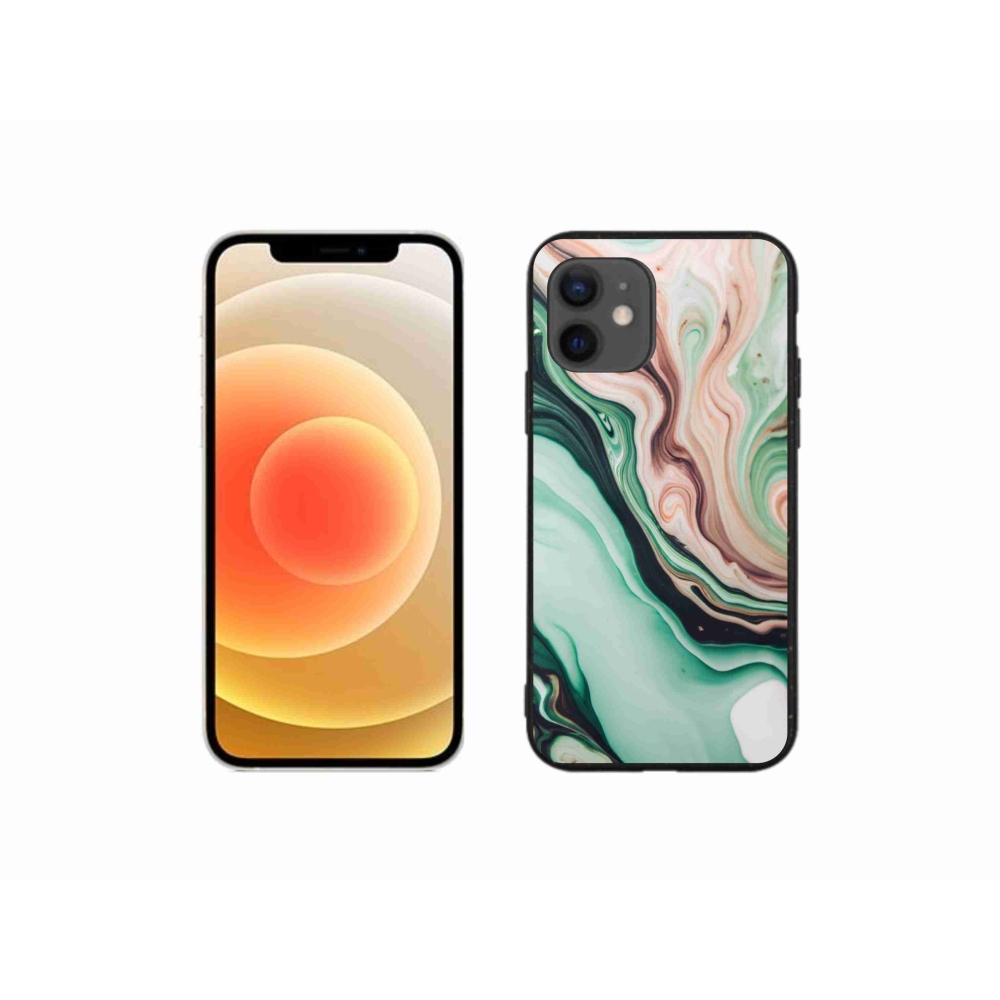 Gélový kryt mmCase na iPhone 12 Mini - abstraktný motív 62
