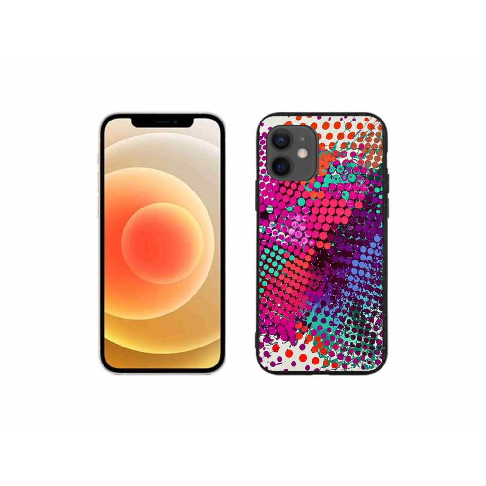 Gélový kryt mmCase na iPhone 12 Mini - abstraktný motív 65