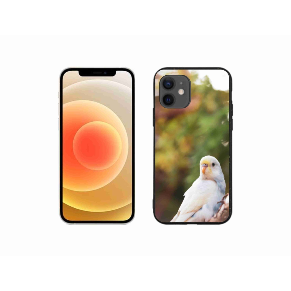 Gélový kryt mmCase na iPhone 12 Mini - andulka biela