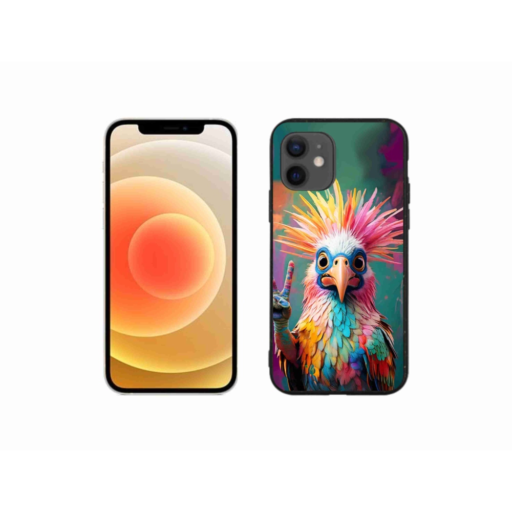 Gélový kryt mmCase na iPhone 12 Mini - farebný rebel