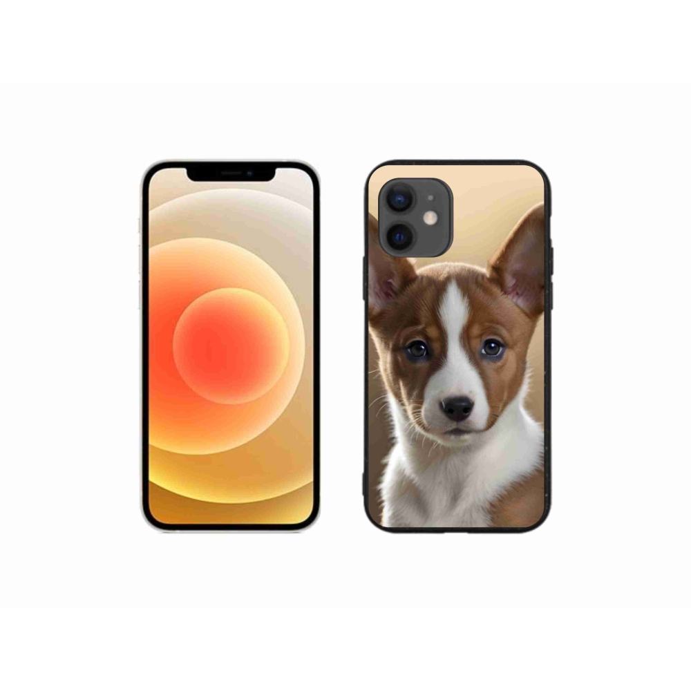 Gélový kryt mmCase na iPhone 12 Mini - basenji
