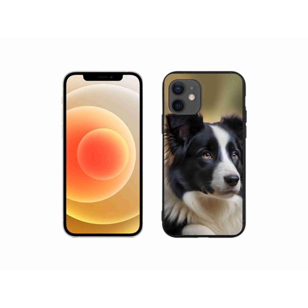 Gélový kryt mmCase na iPhone 12 Mini - border kólia 2