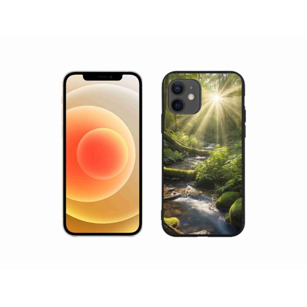 Gélový kryt mmCase na iPhone 12 Mini - hlbina lesa