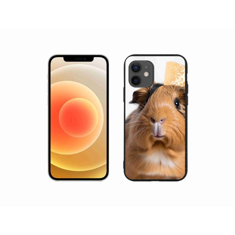 Gélový kryt mmCase na iPhone 12 Mini - hnedé morča