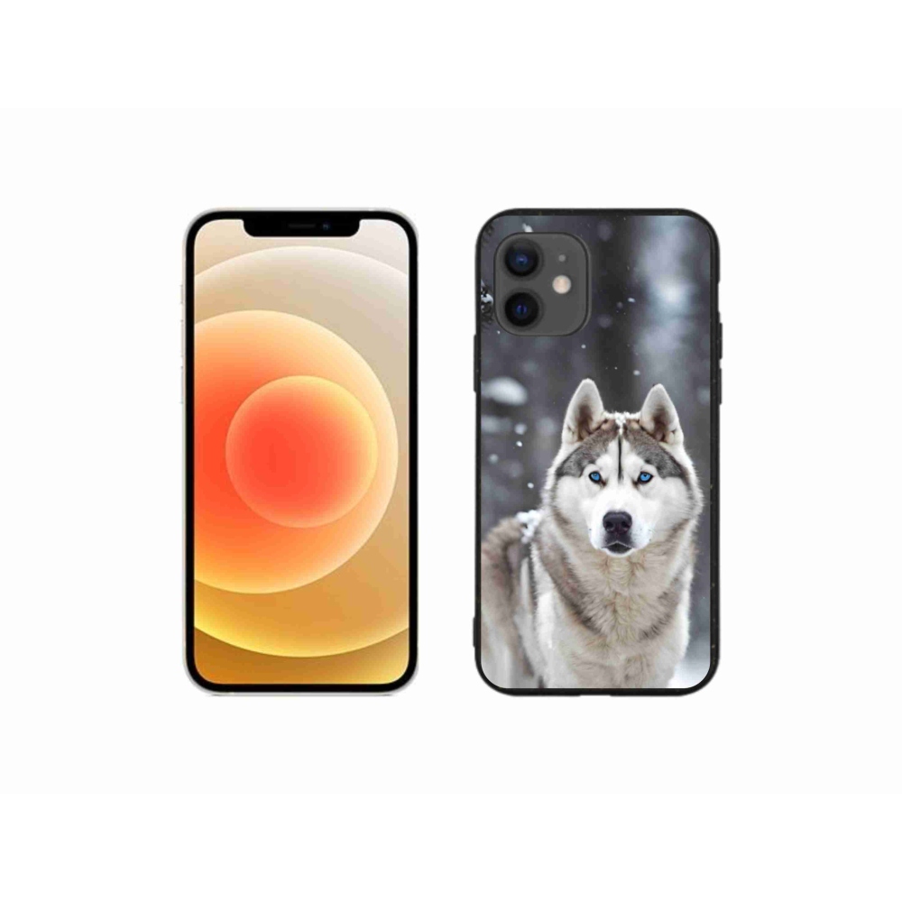 Gélový kryt mmCase na iPhone 12 Mini - husky 2
