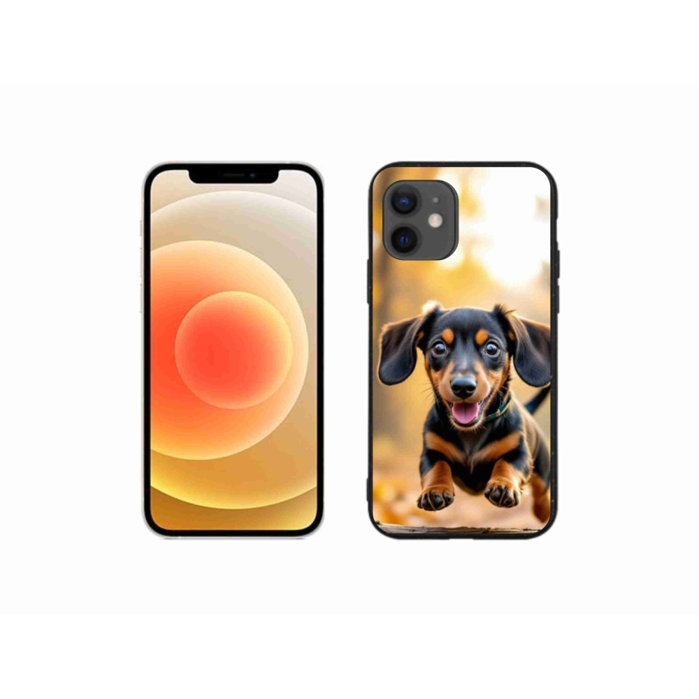 Gélový kryt mmCase na iPhone 12 Mini - jazvečík 2