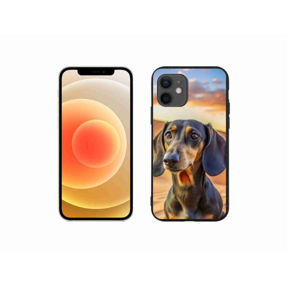 Gélový kryt mmCase na iPhone 12 Mini - jazvečík 3