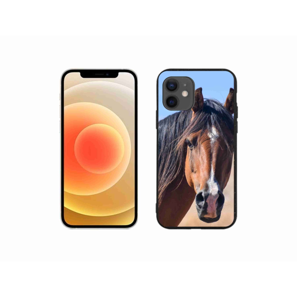 Gélový kryt mmCase na iPhone 12 Mini - pokojný kôň