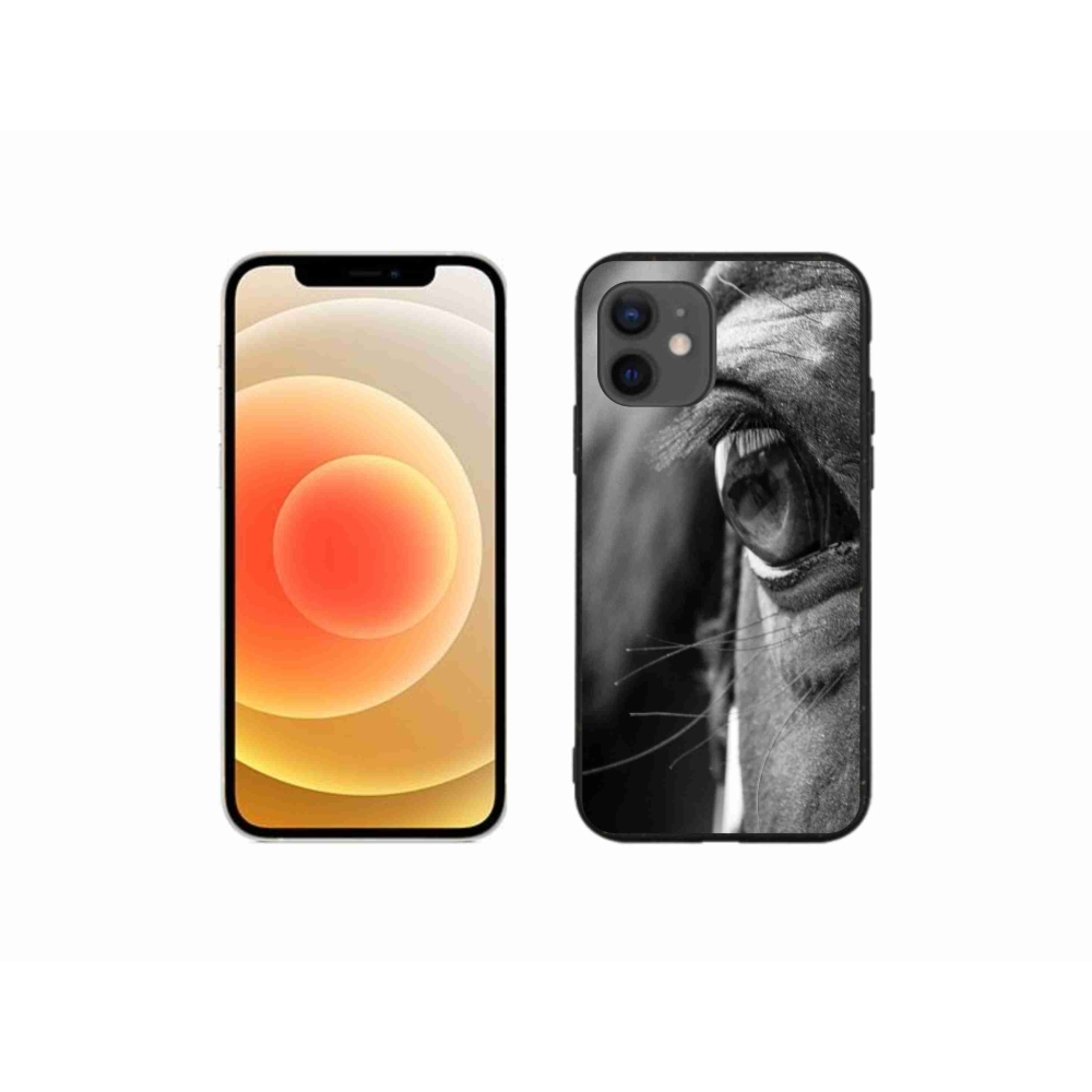 Gélový kryt mmCase na iPhone 12 Mini - konský pohľad