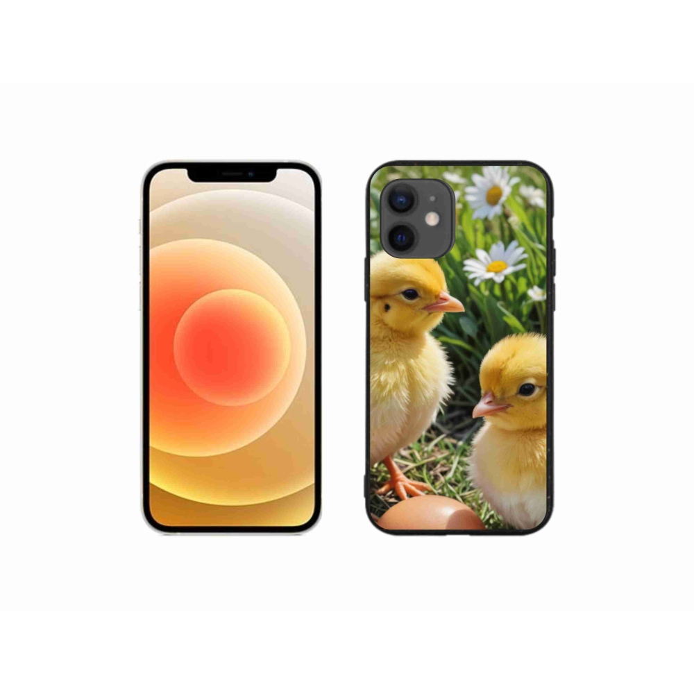 Gélový kryt mmCase na iPhone 12 Mini - kuriatka
