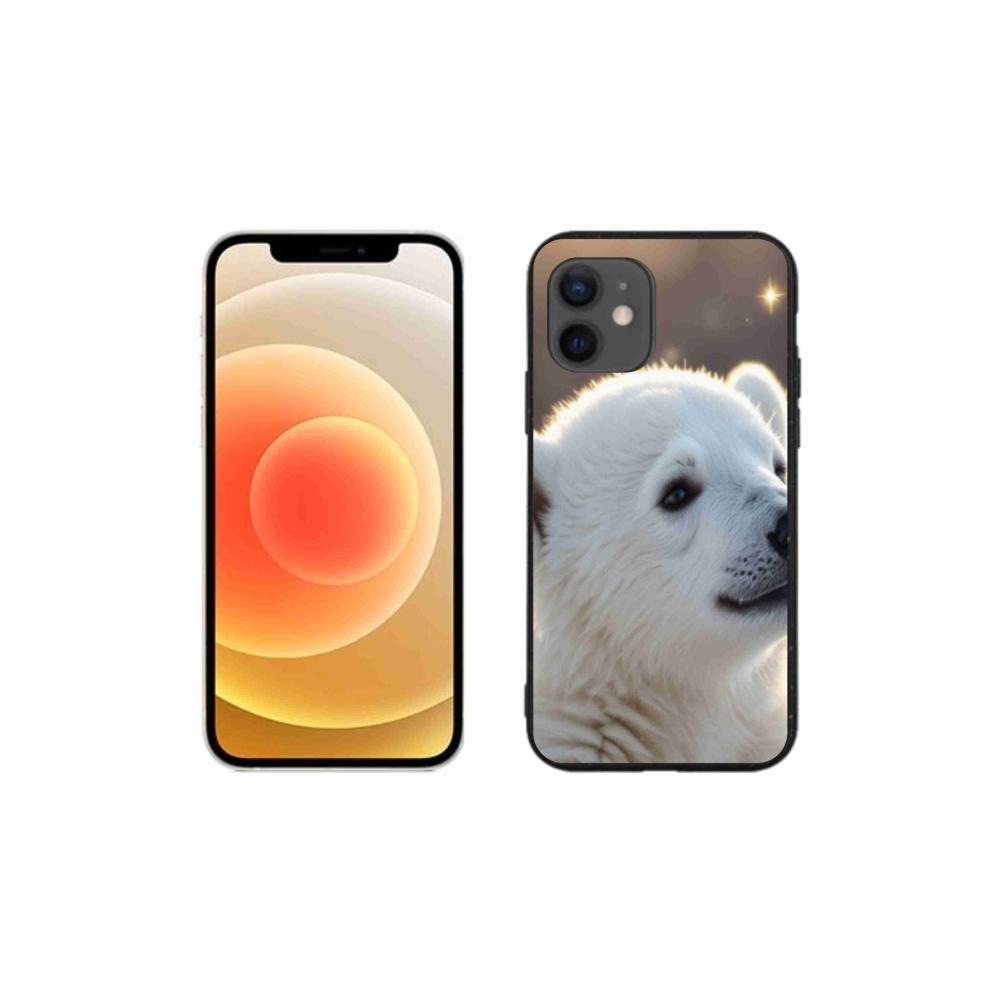 Gélový kryt mmCase na iPhone 12 Mini - ľadový medveď