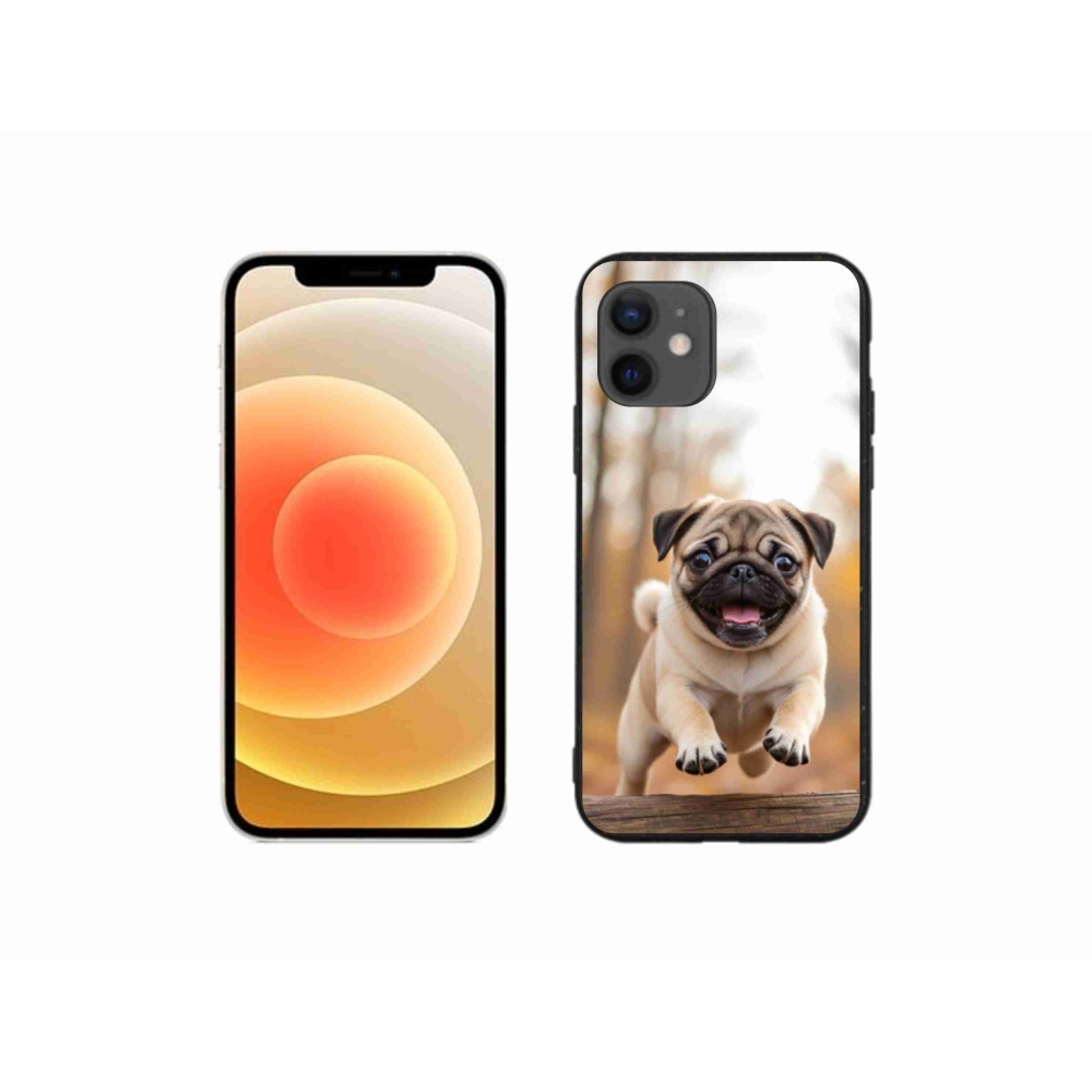 Gélový kryt mmCase na iPhone 12 Mini - mops 2