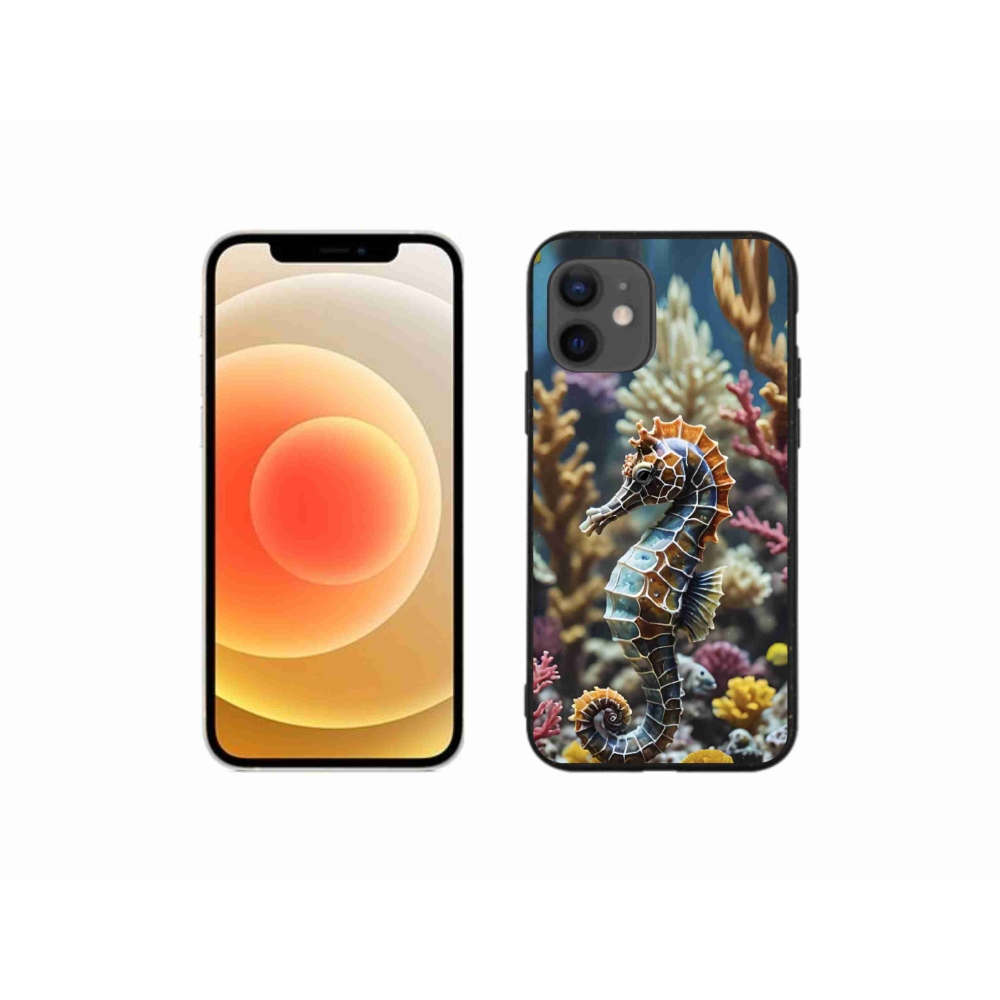 Gélový kryt mmCase na iPhone 12 Mini - morský koník 2