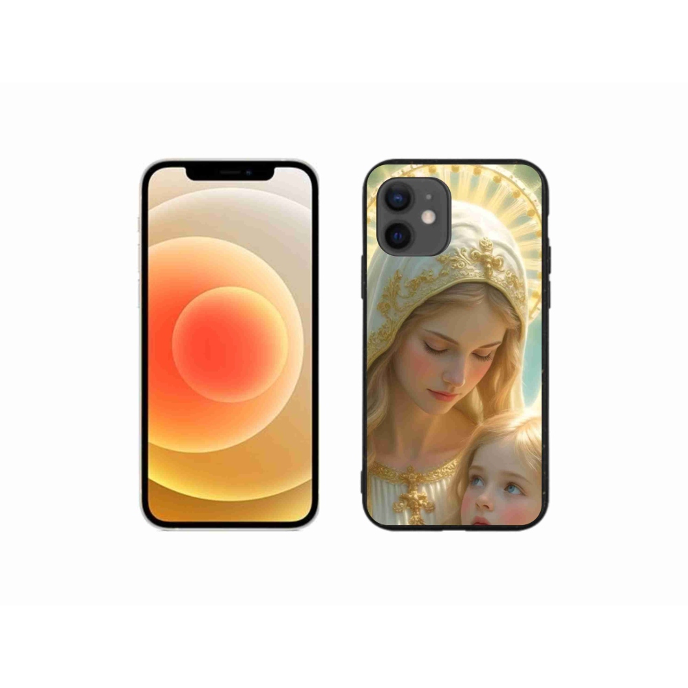 Gélový kryt mmCase na iPhone 12 Mini - náboženský motív 2