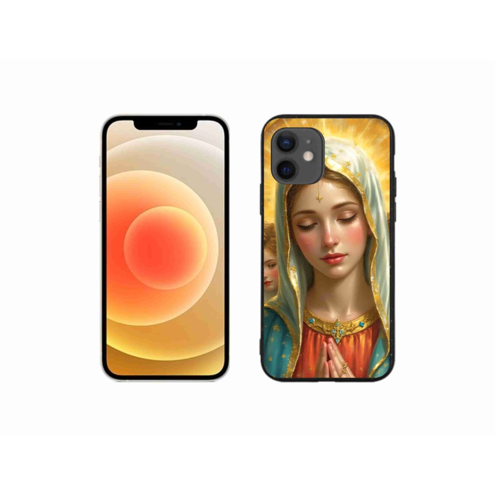 Gélový kryt mmCase na iPhone 12 Mini - náboženský motív 3