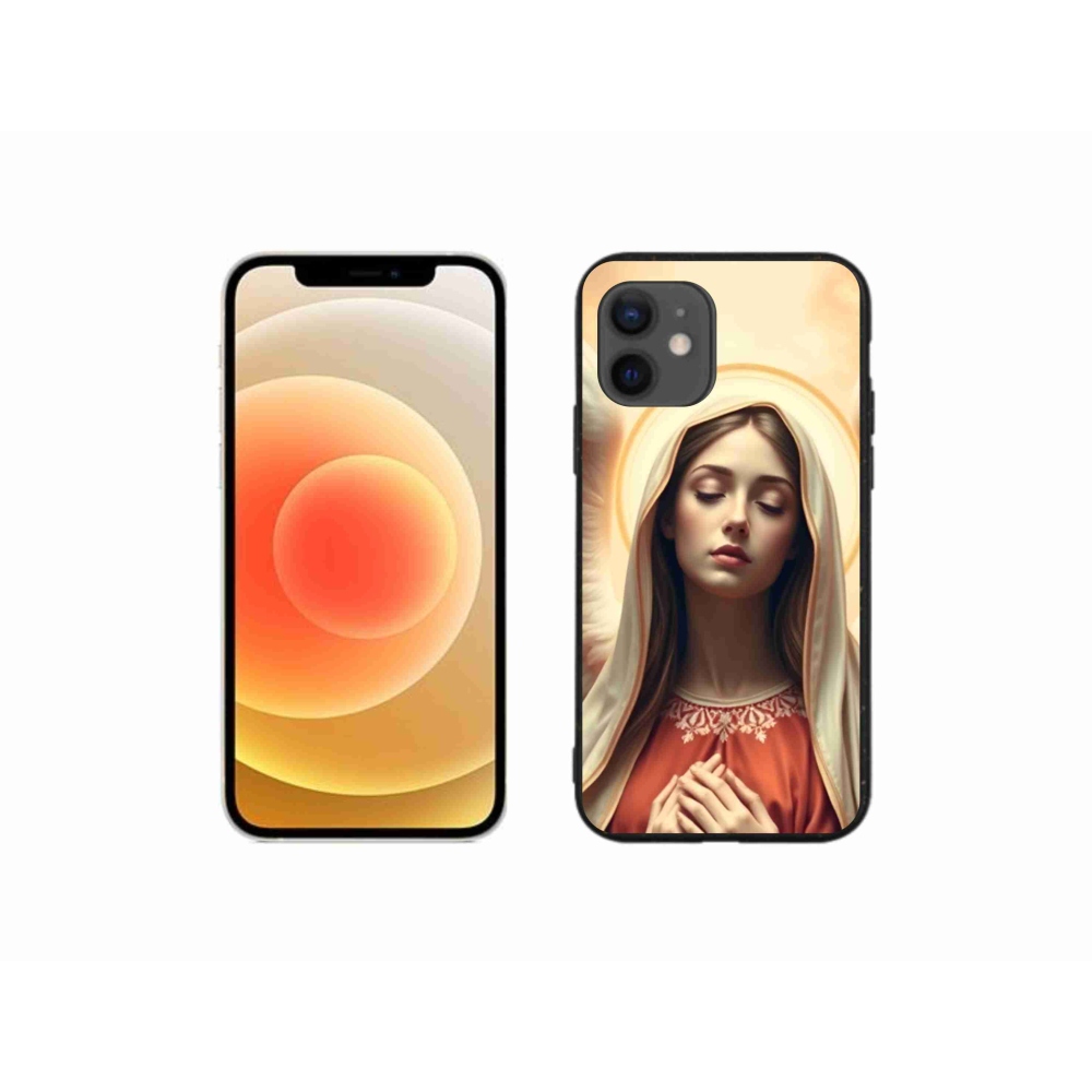 Gélový kryt mmCase na iPhone 12 Mini - náboženský motív