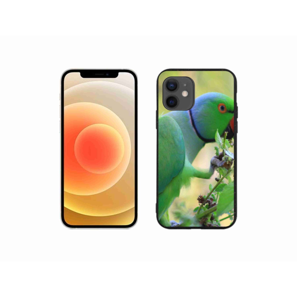 Gélový kryt mmCase na iPhone 12 Mini - papagáj alexander