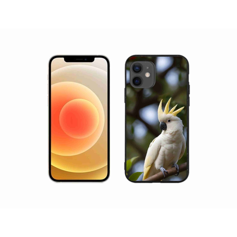 Gélový kryt mmCase na iPhone 12 Mini - papagáj kakadu 3