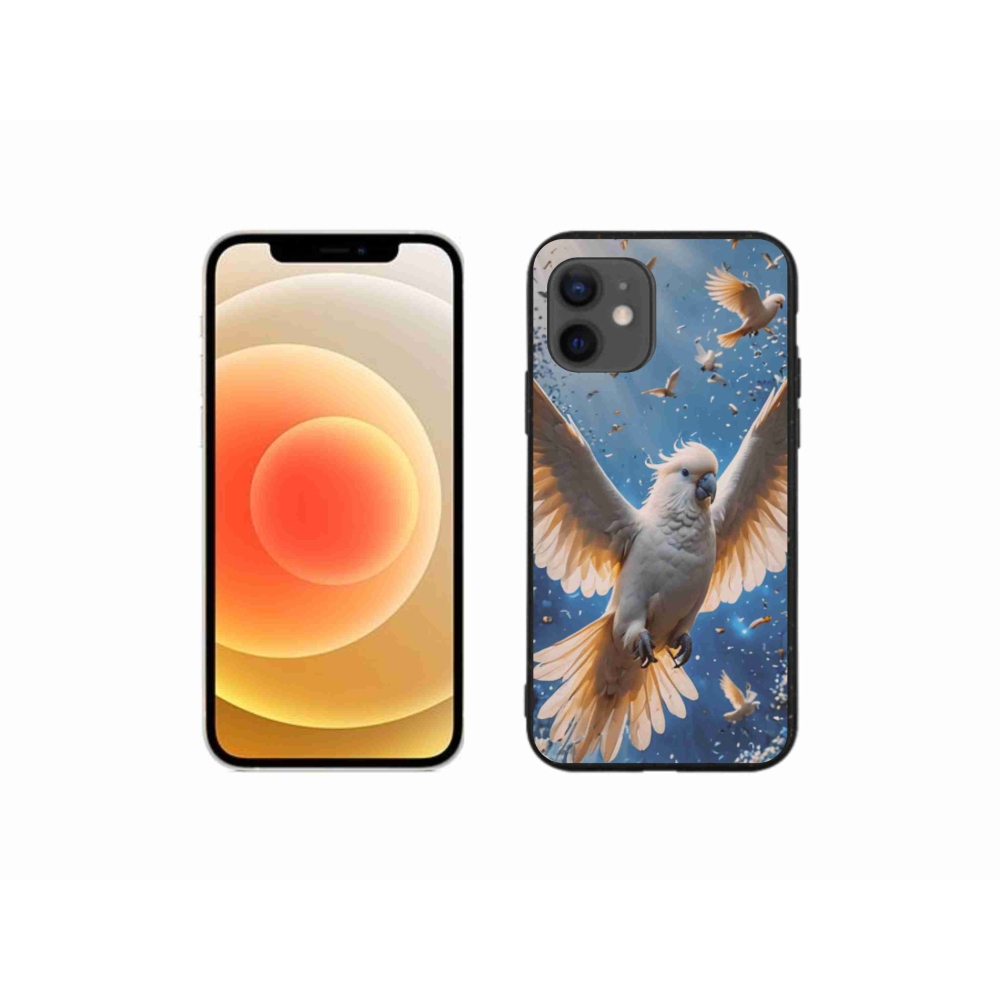 Gélový kryt mmCase na iPhone 12 Mini - papagáj kakadu