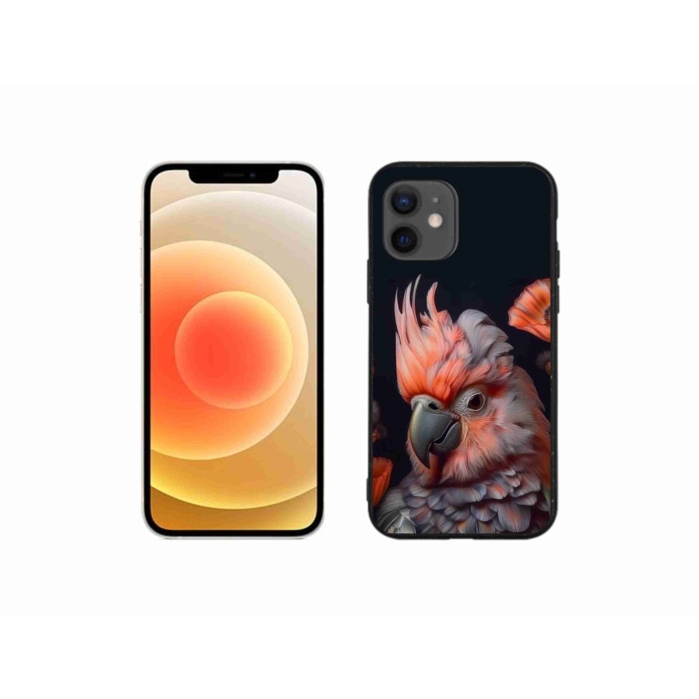 Gélový kryt mmCase na iPhone 12 Mini - papagáj kakadu vo farbách