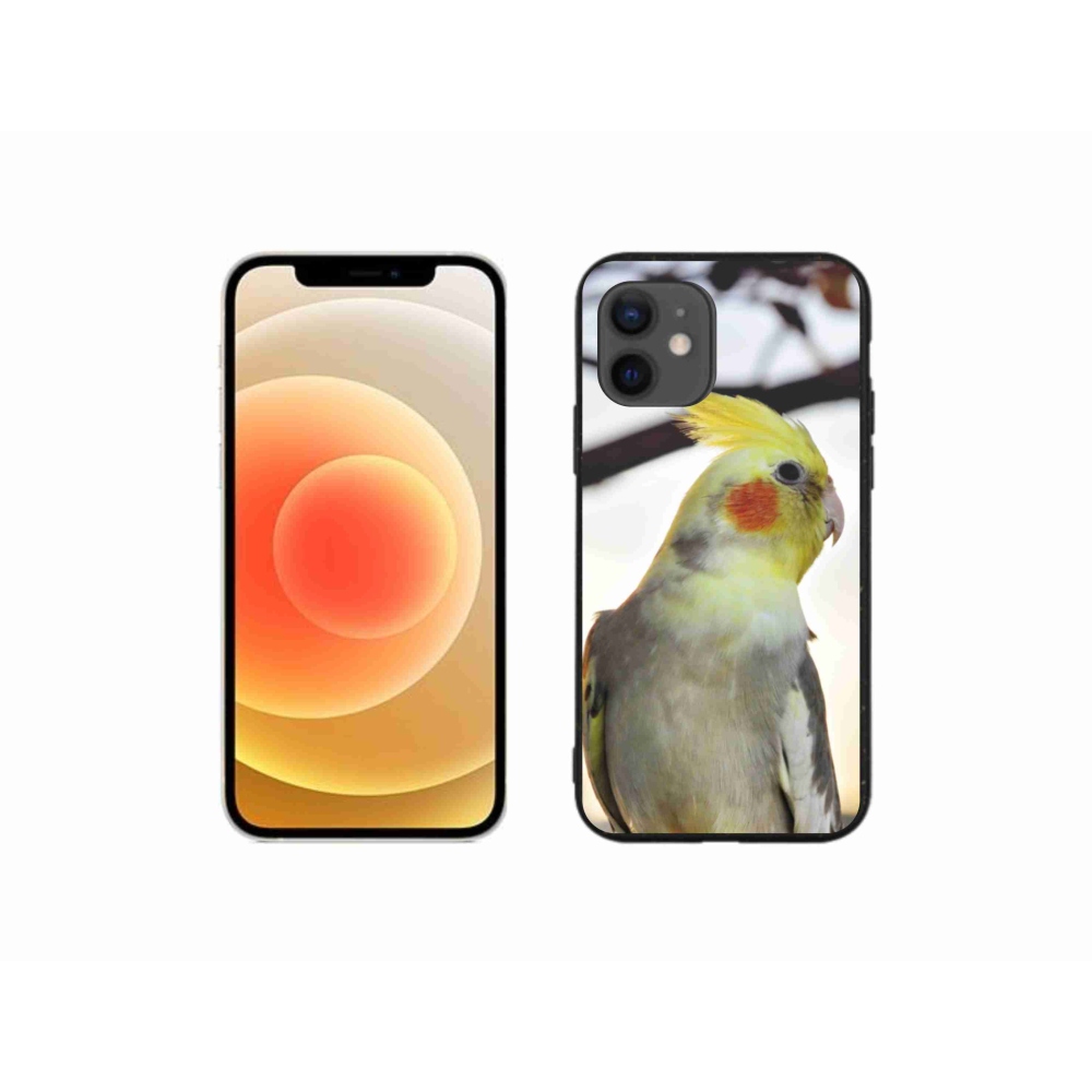 Gélový kryt mmCase na iPhone 12 Mini - papagáj korela