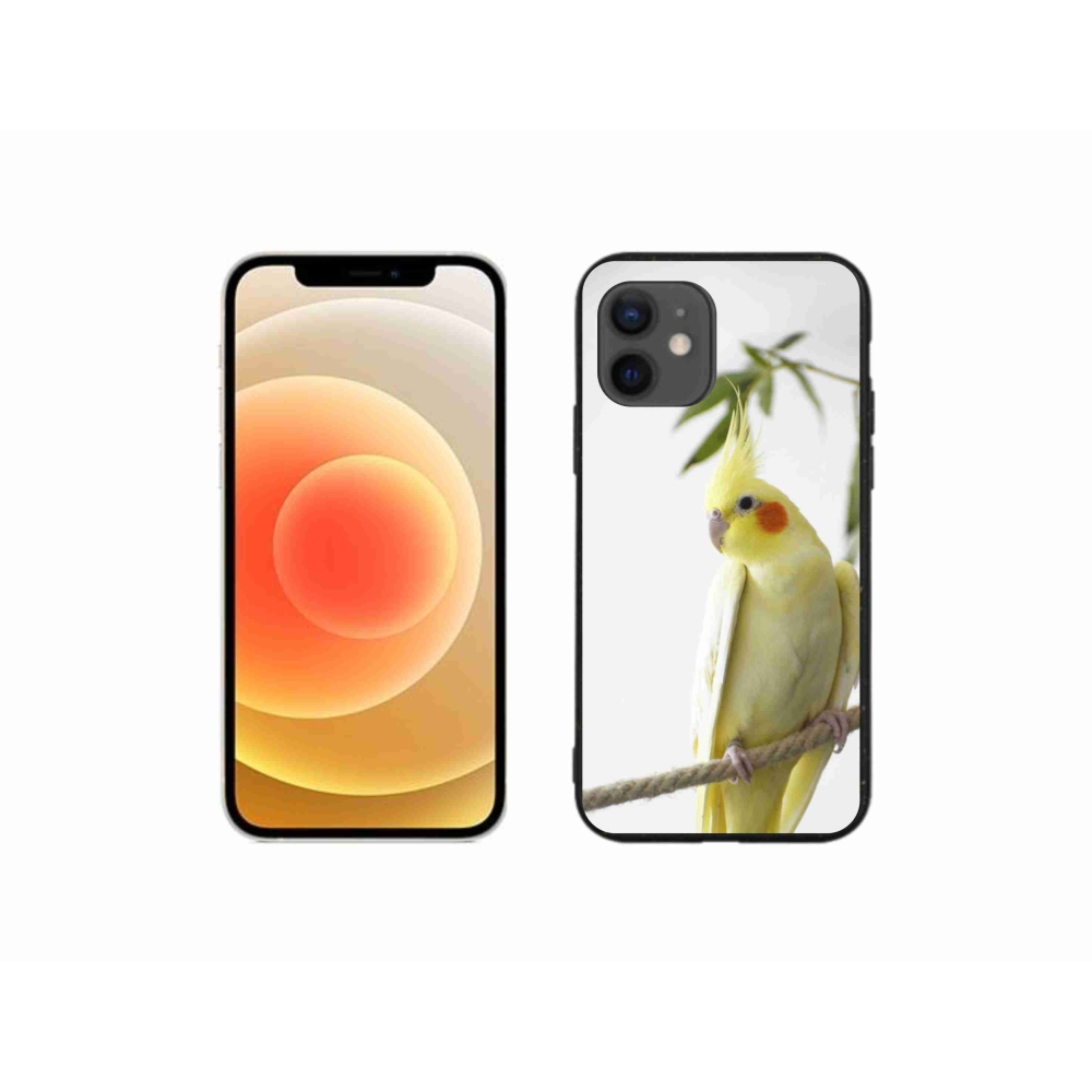 Gélový kryt mmCase na iPhone 12 Mini - papagáj korela chocholatá