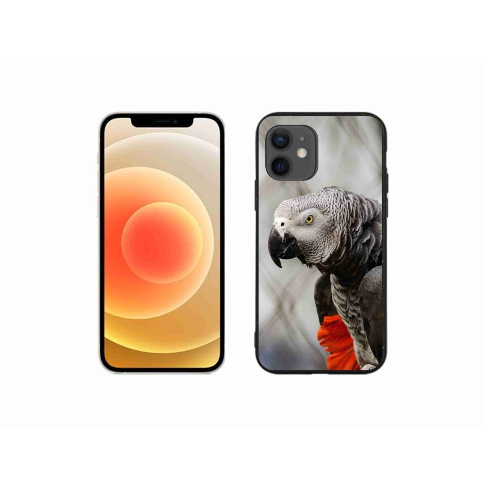 Gélový kryt mmCase na iPhone 12 Mini - papagáj žako 3