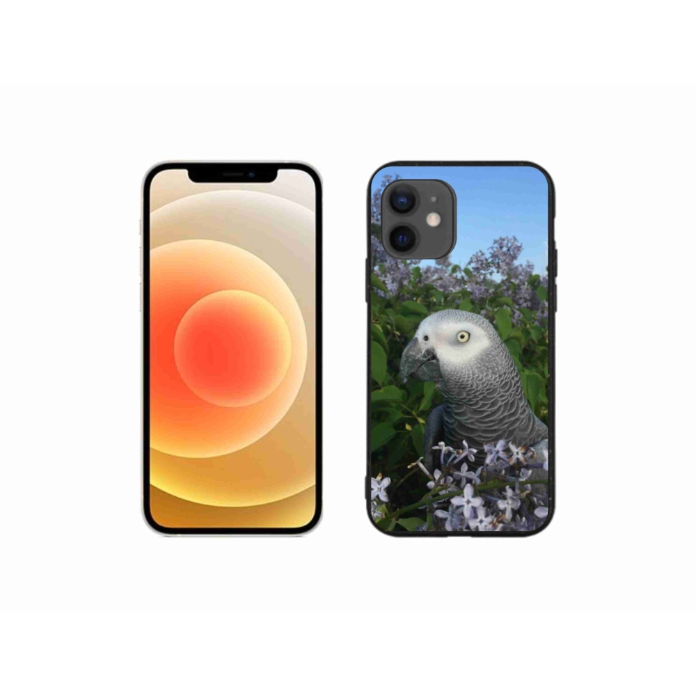 Gélový kryt mmCase na iPhone 12 Mini - papagáj žako
