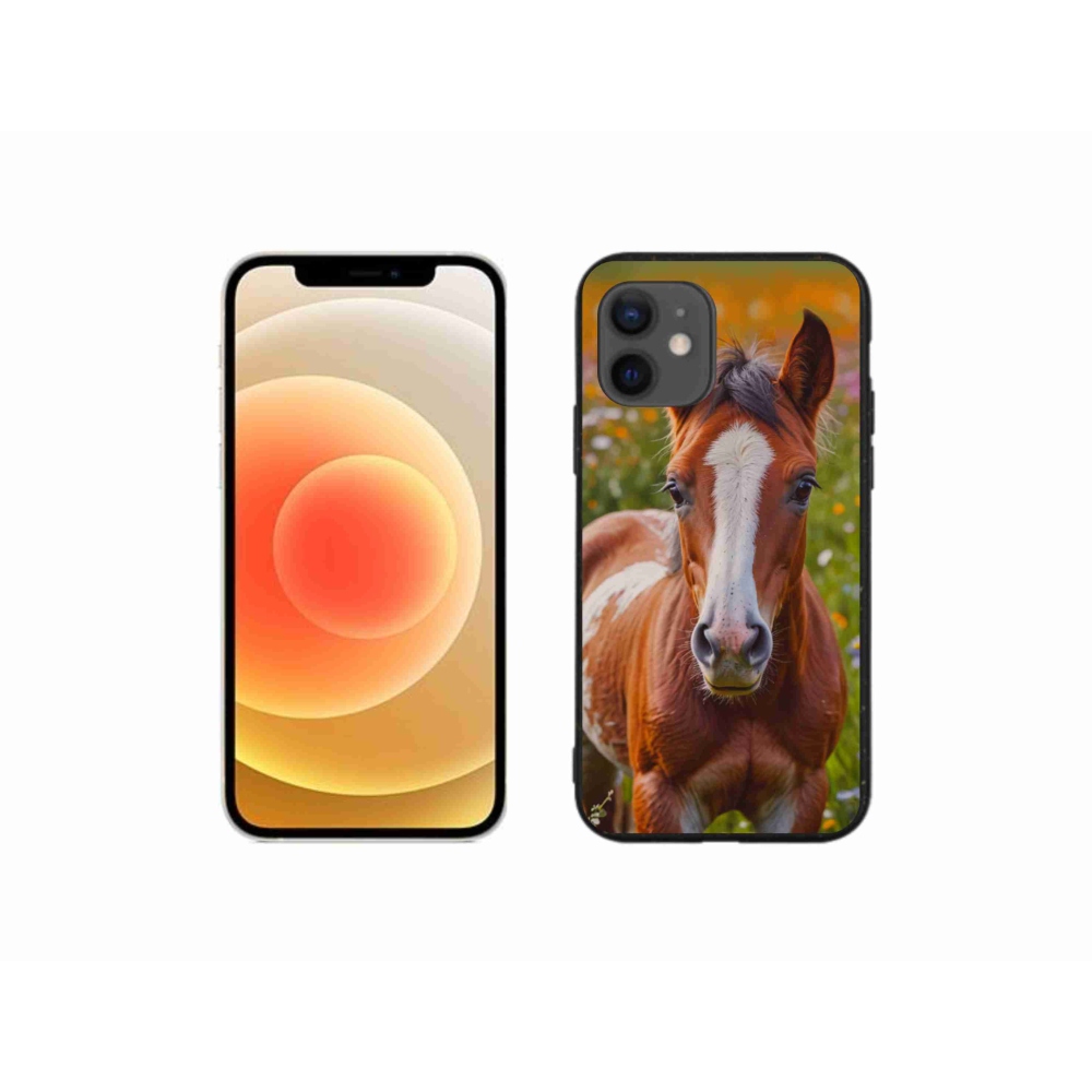Gélový kryt mmCase na iPhone 12 Mini - roztomilé žriebä