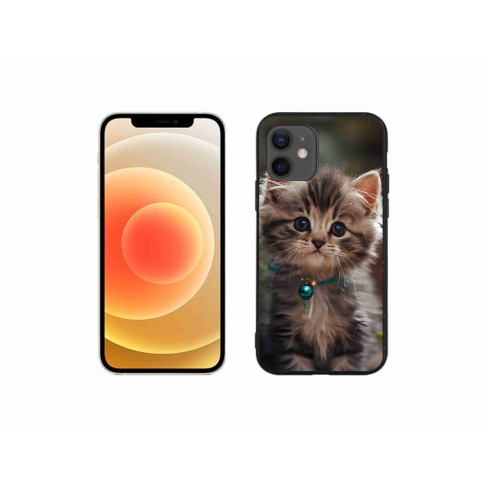 Gélový kryt mmCase na iPhone 12 Mini - roztomilé mačiatko 11