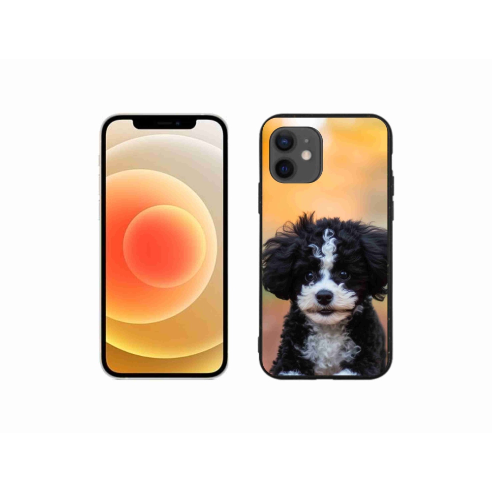 Gélový kryt mmCase na iPhone 12 Mini - roztomilé šteňa 2