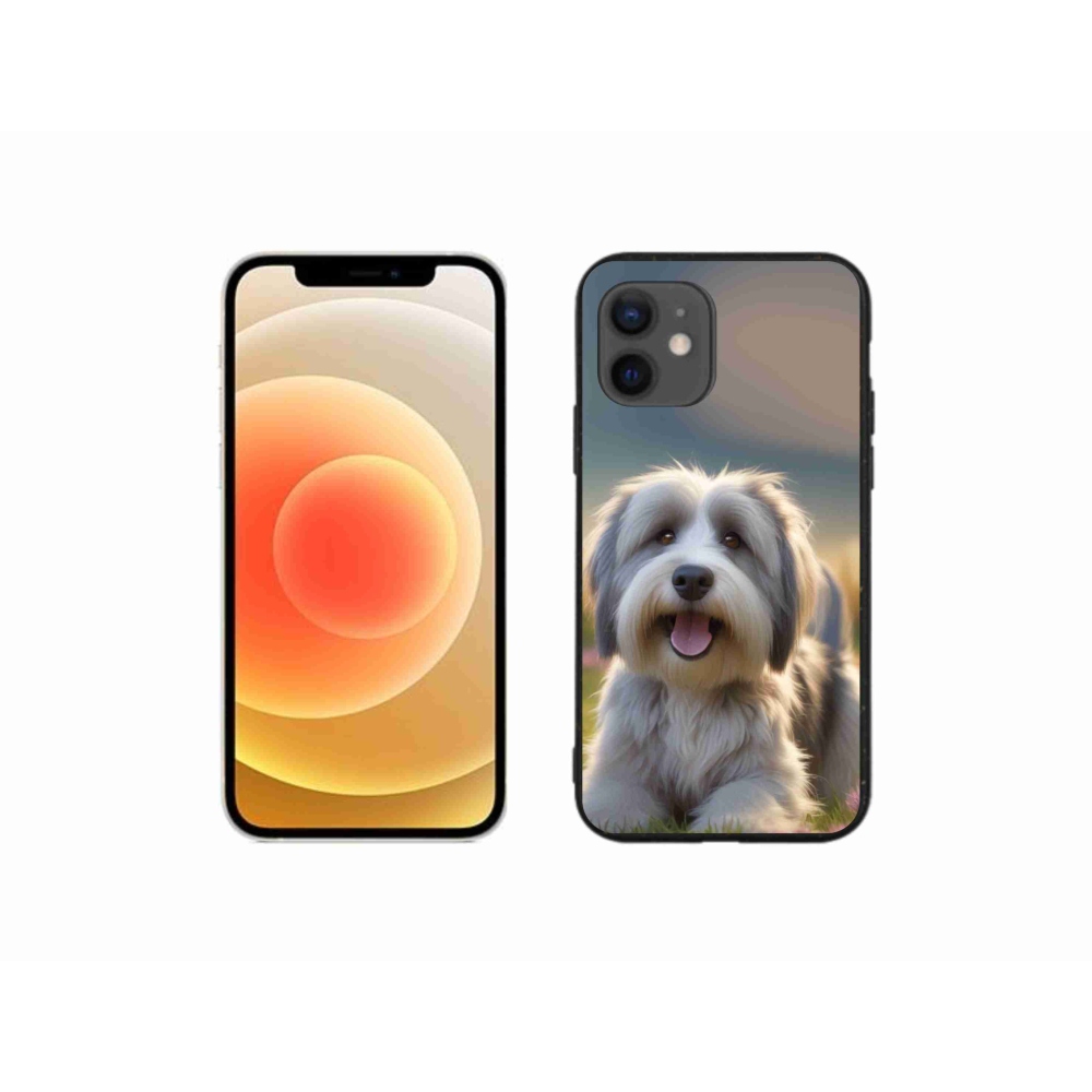 Gélový kryt mmCase na iPhone 12 Mini - roztomilý havanský psík