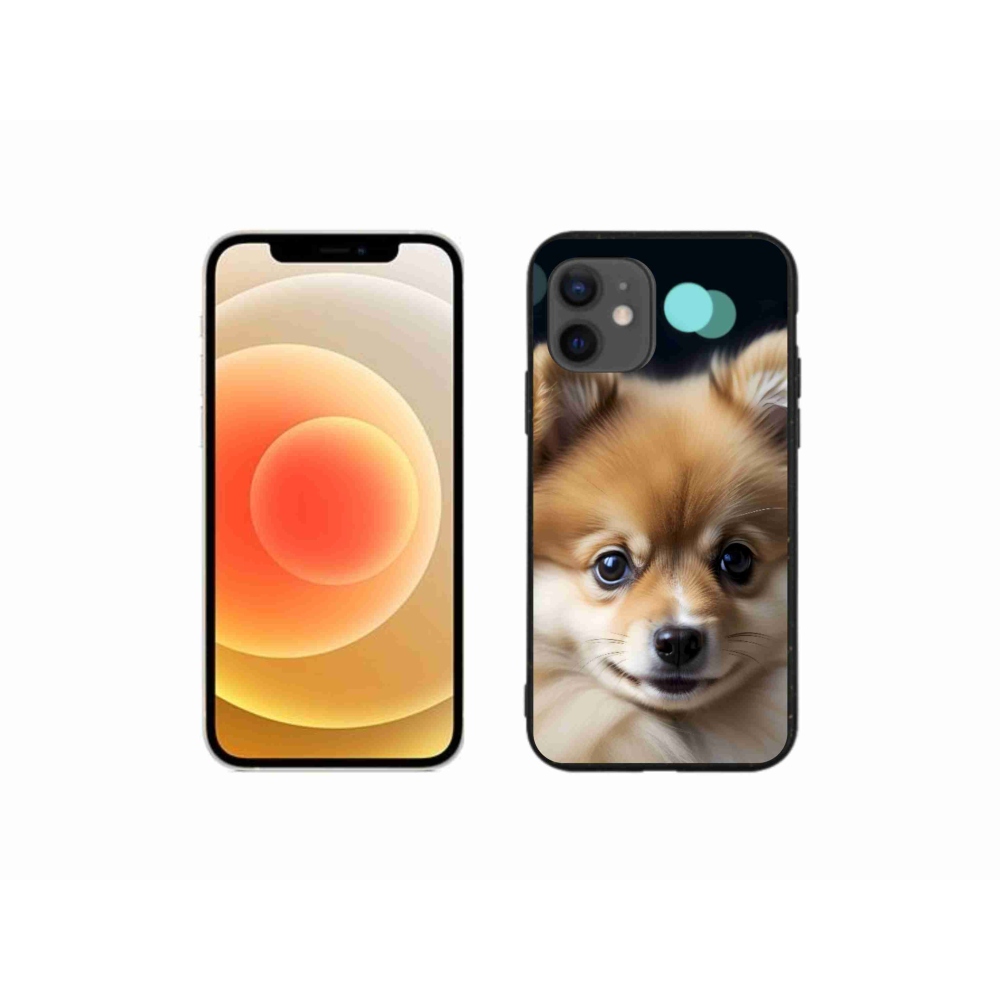 Gélový kryt mmCase na iPhone 12 Mini - roztomilý pomeranian