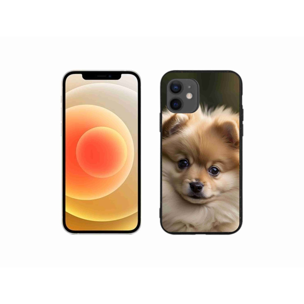 Gélový kryt mmCase na iPhone 12 Mini - roztomilý pomeranian 2