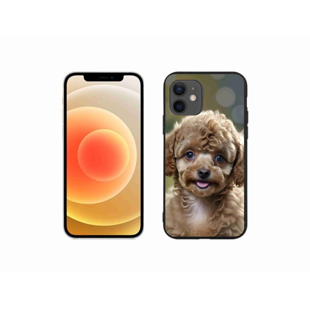 Gélový kryt mmCase na iPhone 12 Mini - roztomilý pudel