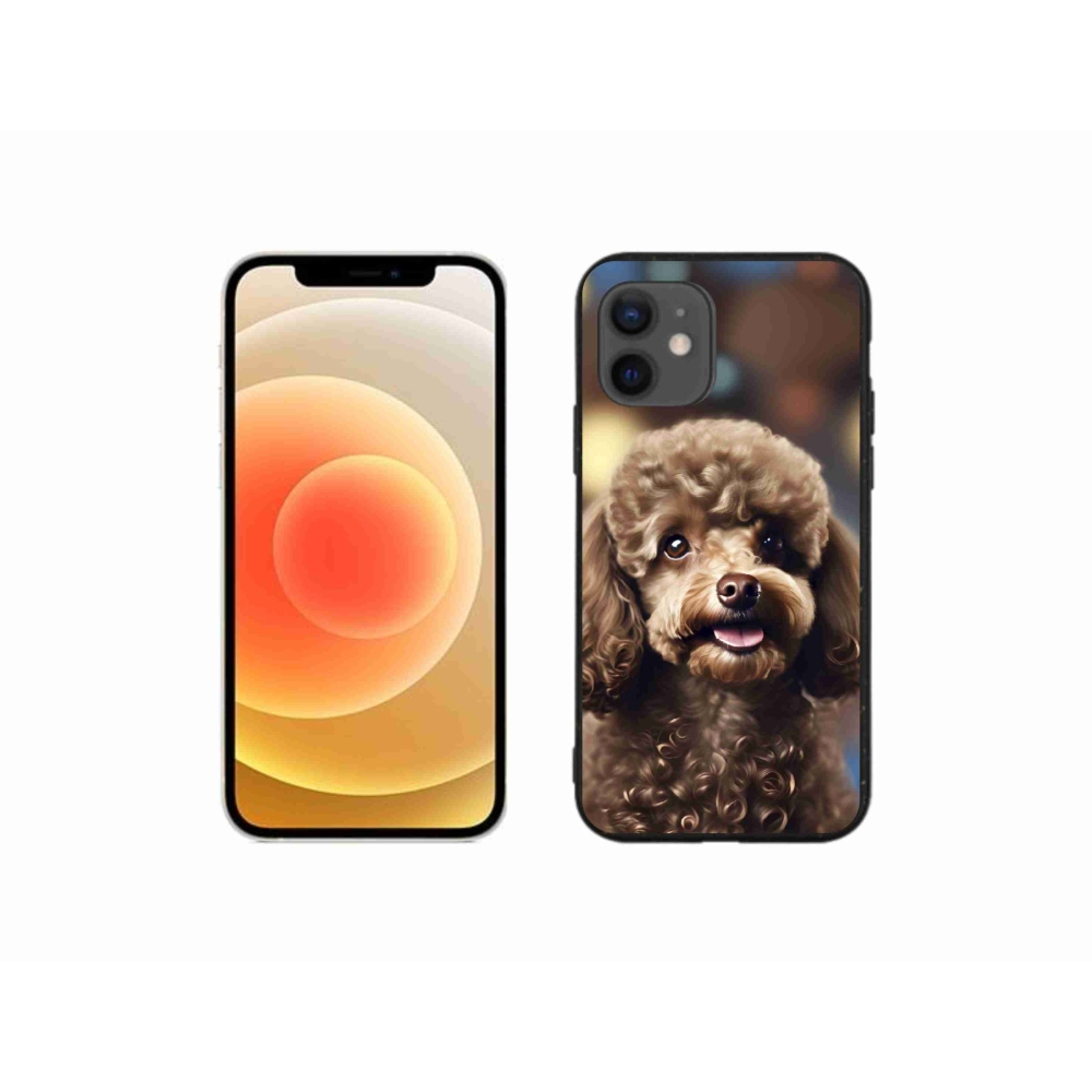 Gélový kryt mmCase na iPhone 12 Mini - roztomilý pudel