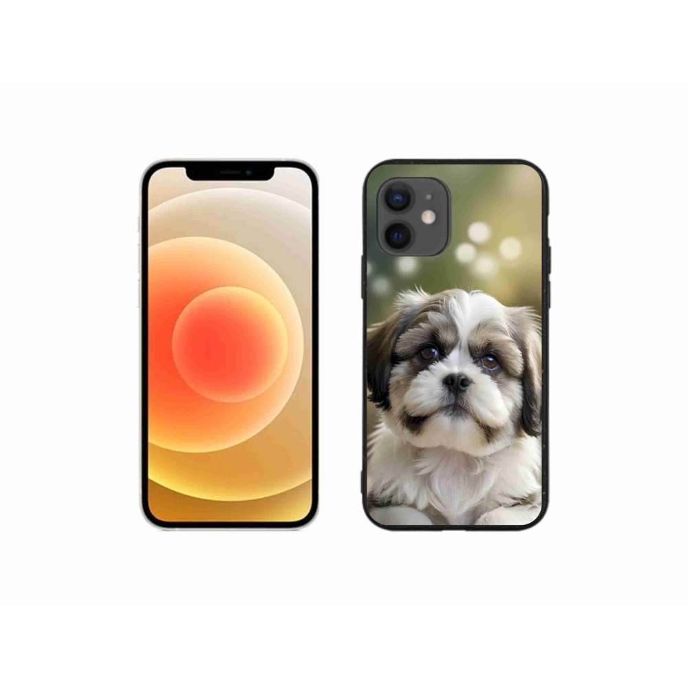 Gélový kryt mmCase na iPhone 12 Mini - roztomilý shih-tzu