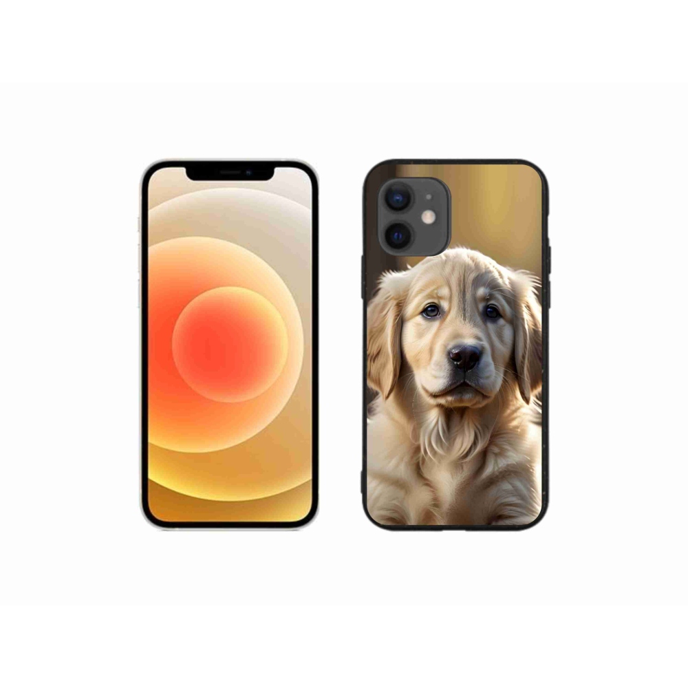 Gélový kryt mmCase na iPhone 12 Mini - roztomilý zlatý retriever