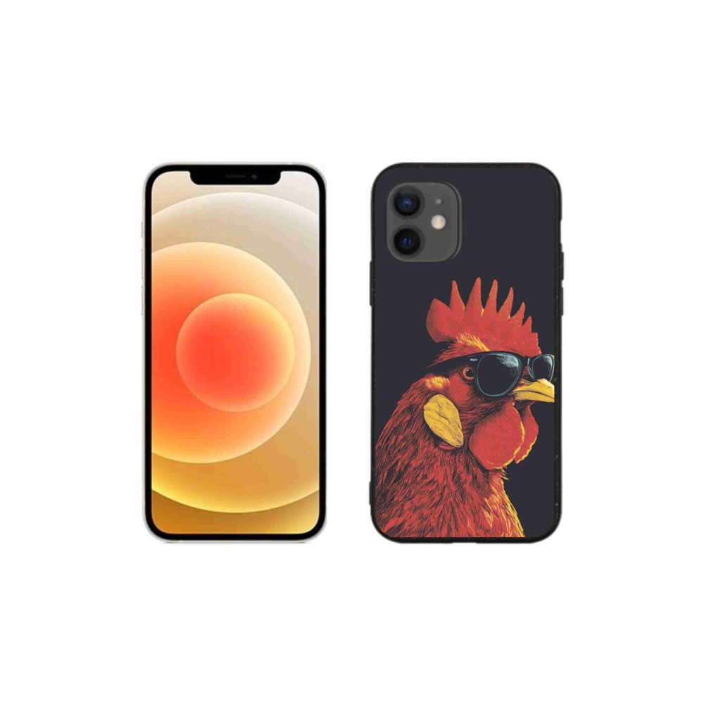Gélový kryt mmCase na iPhone 12 Mini - štýlový kohút