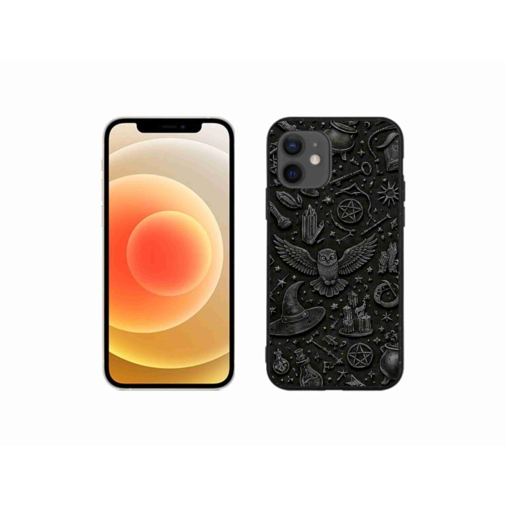 Gélový kryt mmCase na iPhone 12 Mini - tmavý magický svet