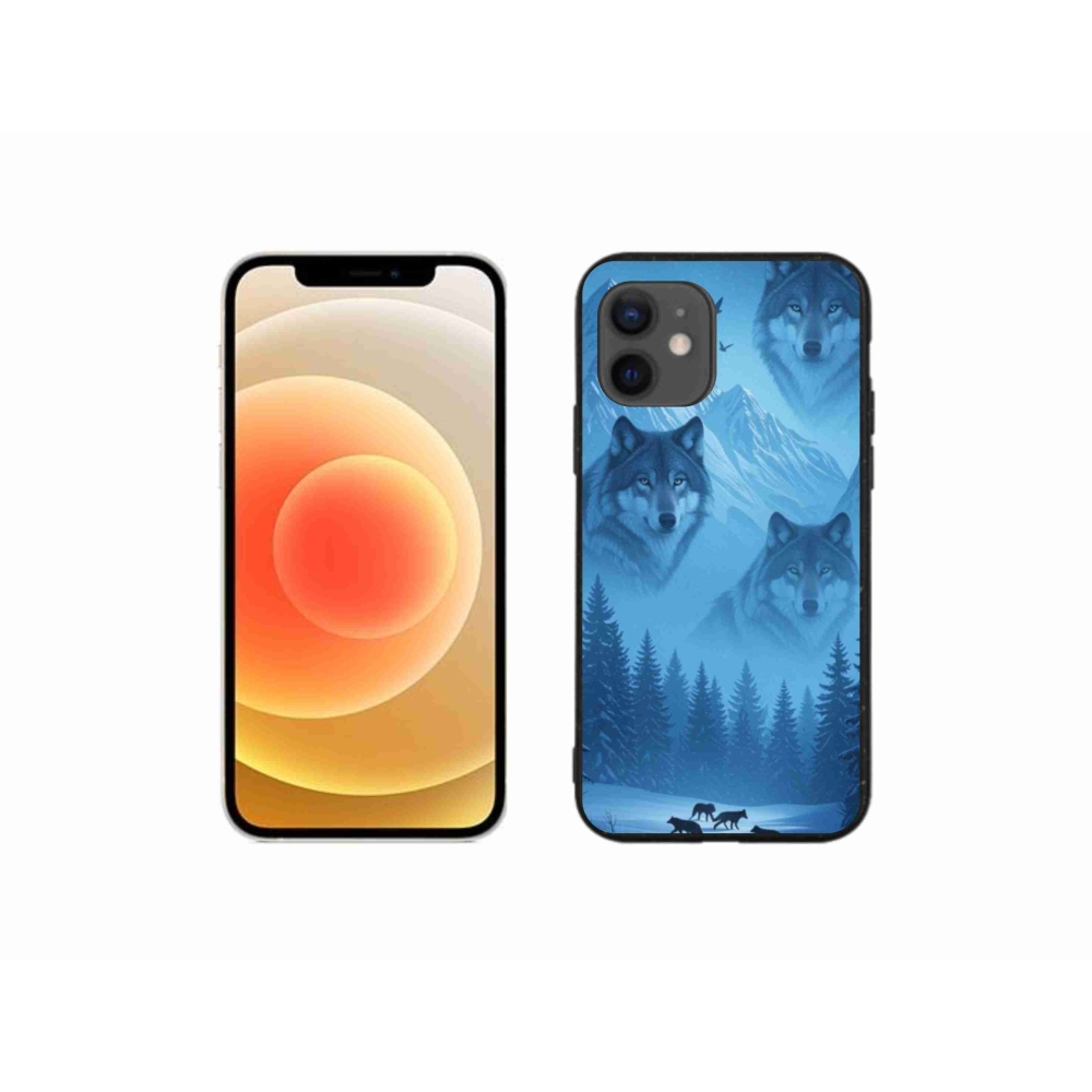 Gélový kryt mmCase na iPhone 12 Mini - vlčia svorka