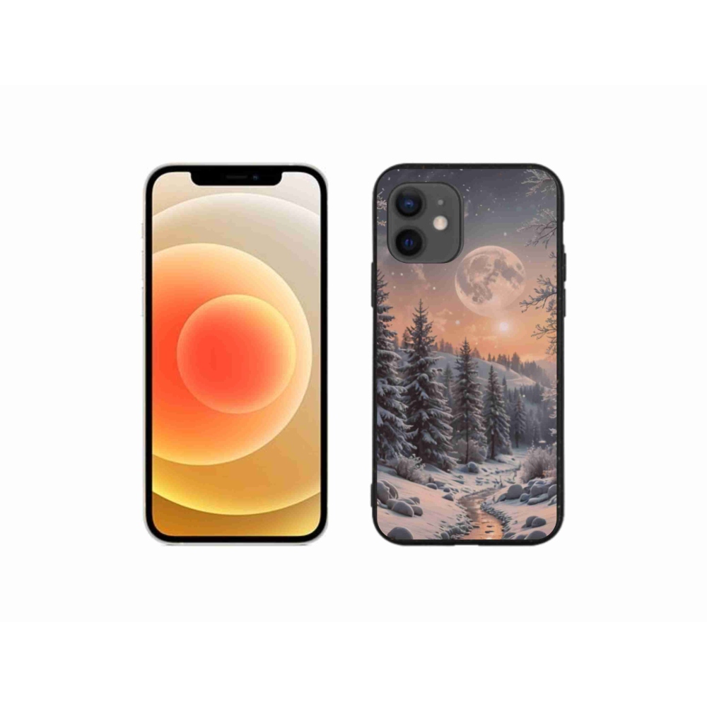 Gélový kryt mmCase na iPhone 12 Mini - zimná krajina 2