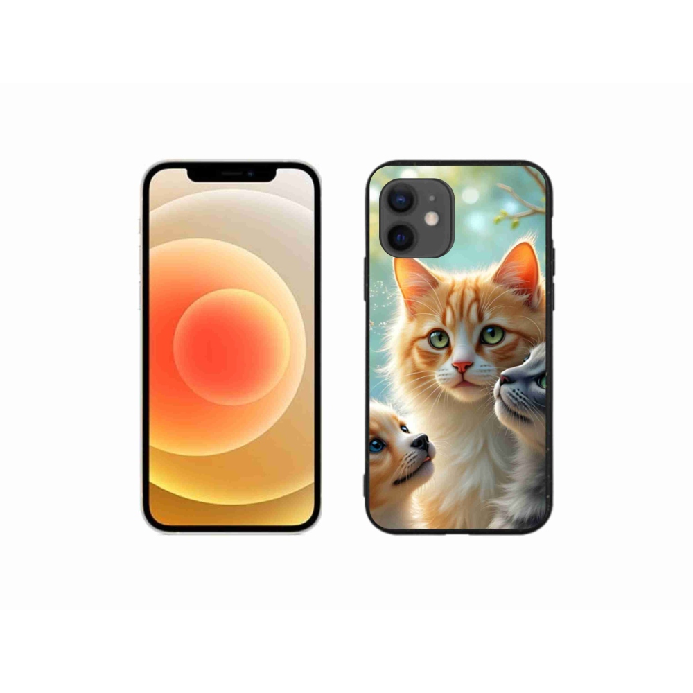 Gélový kryt mmCase na iPhone 12 Mini - zvieracie priateľstvo 2