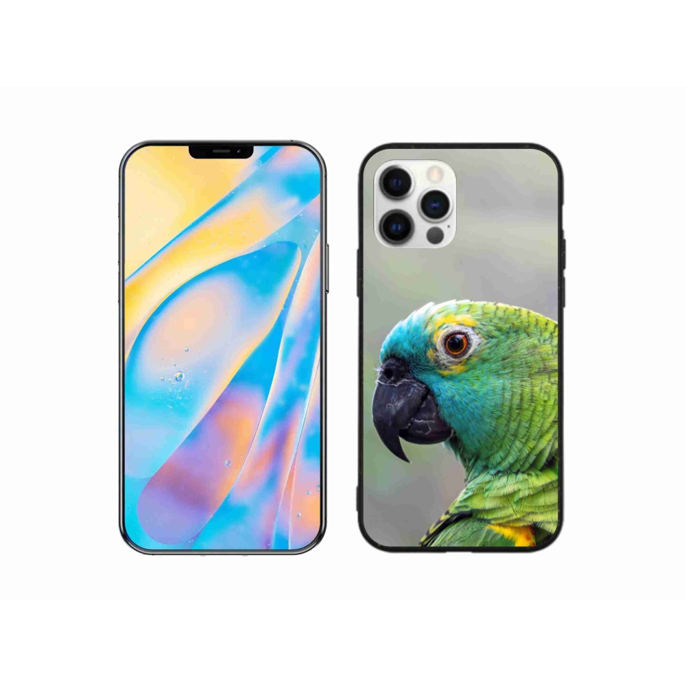 Gélový kryt mmCase na iPhone 12 - papagáj amazoňan