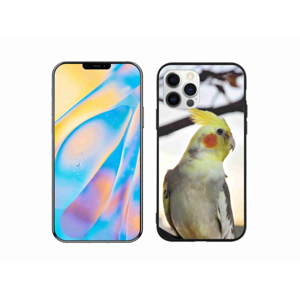 Gélový kryt mmCase na iPhone 12 - papagáj korela