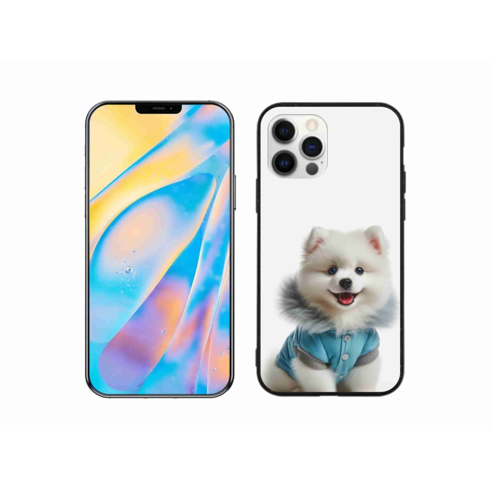 Gélový kryt mmCase na iPhone 12 - pomeranian