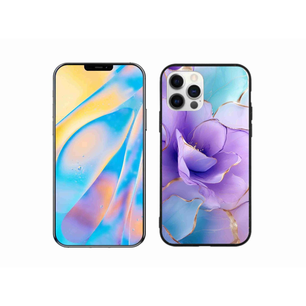 Gélový kryt mmCase na iPhone 12 Pro - abstraktný motív 52