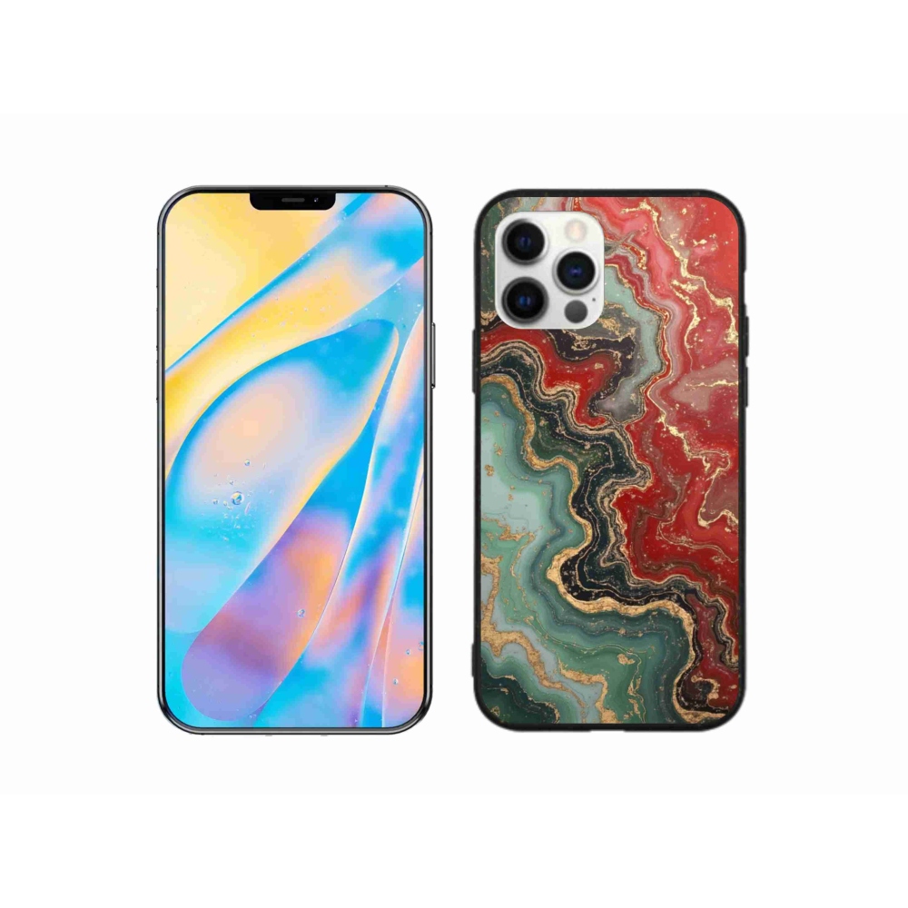 Gélový kryt mmCase na iPhone 12 Pro - abstraktný motív 55