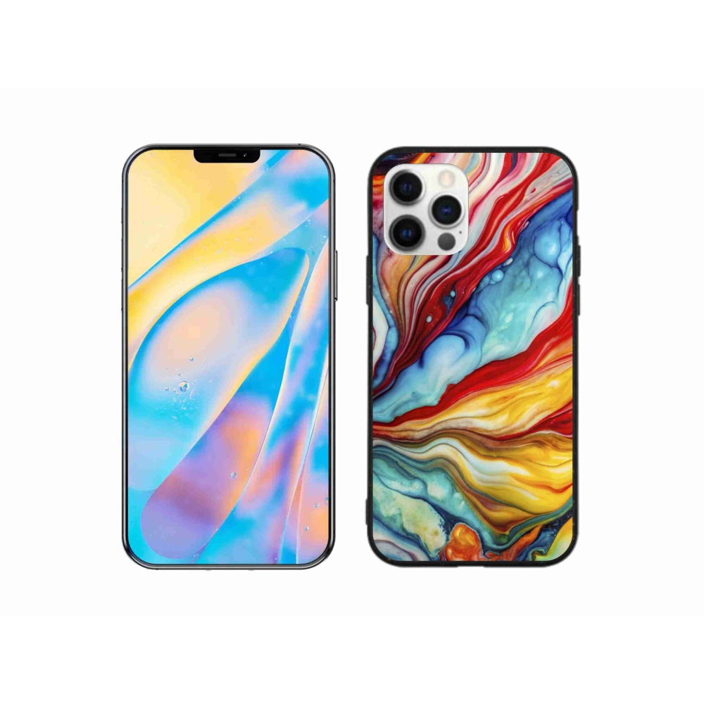 Gélový kryt mmCase na iPhone 12 Pro - abstraktný motív 58
