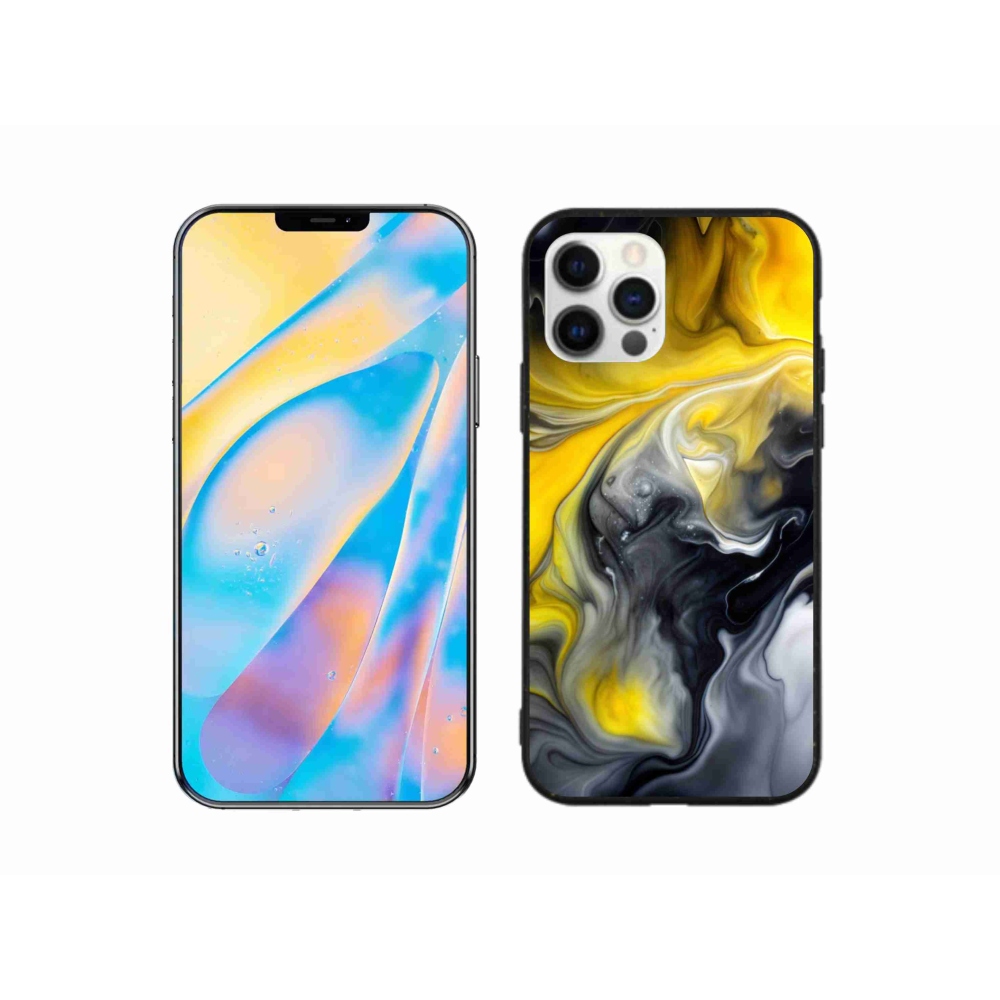 Gélový kryt mmCase na iPhone 12 Pro - abstraktný motív 60